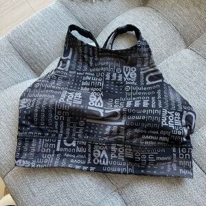 Lululemon high neck longline sports bra - size 8